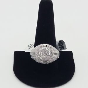 Men's Moissanite 925 Iced Out Ring Sz 12